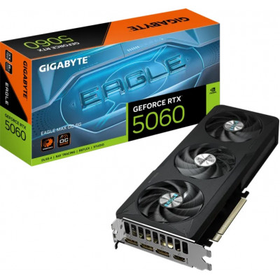 Видеокарта Gigabyte GeForce RTX5060 EAGLE MAX OC 8GB (GV-N5060EAGLEMAX OC-8GD) 8Gb GDDR7 Видеокарта Gigabyte GeForce RTX5060 EAGLE MAX OC 8GB (GV-N5060EAGLEMAX OC-8GD) 8Gb GDDR7