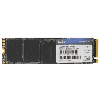 SSD M.2 PCI-E 256Gb Netac NV2000 SSD M.2 PCI-E 256Gb Netac NV2000