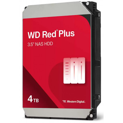 3.5' HDD SATA 4000 Gb WD Red Plus (NAS) ( WD40EFZZ )