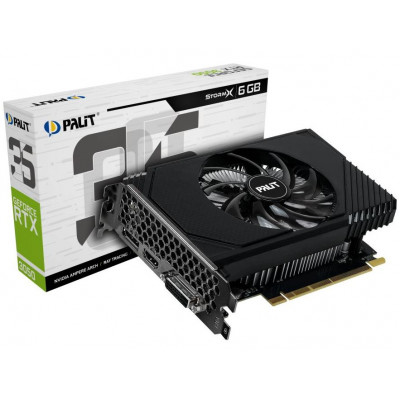 Видеокарта Palit GeForce RTX3050 StormX (NE63050018JE-1070F) 6Gb GDDR6
