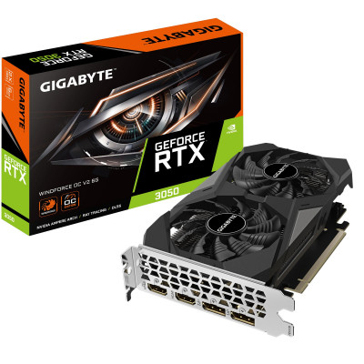 Видеокарта Gigabyte GeForce RTX3050 (GV-N3050WF2OCV2-6GD) 6Gb GDDR6