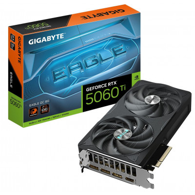 Видеокарта Gigabyte GeForce RTX5060Ti EAGLE OC (GV-N506TEAGLE OC-8GD) 8Gb GDDR7