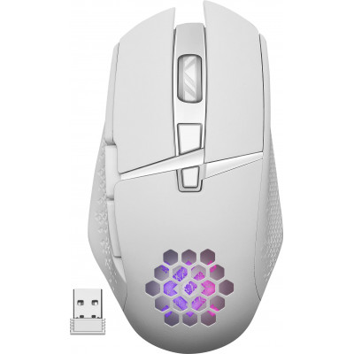Мышь Defender Glory GM-514 белая LED 7D 400мAч беспроводная