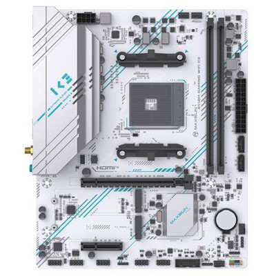 Мат. плата MAXSUN Socket AM4 "MS-B550M GAMING WIFI ICE" Мат. плата MAXSUN Socket AM4 "MS-B550M GAMING WIFI ICE"