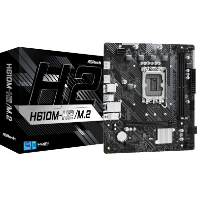 Мат. плата AsRock Socket 1700 LGA "H610M-H2/M.2"