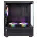 Корпус 1STPLAYER MIKU Mi2-A ARGB Black, 3x120mm ARGB fans, без БП