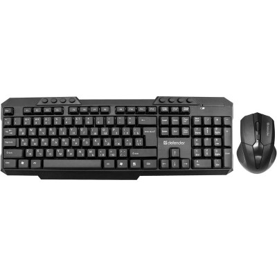 Комплект Кл+М Defender Wireless Jakarta C-805 RU (черный) беспро