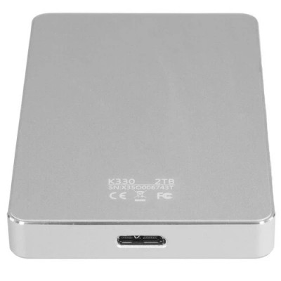 HDD External 2.5" 2000Gb Netac K330 Silver NT05K330N-002T-30SL USB3.0