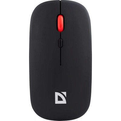 Мышь Defender Virtual MB-635 чёрная BT+2.4G бесшумная беспроводная