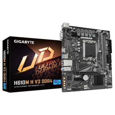 Мат. плата Gigabyte Socket AM5 "H610M H V3 DDR4" Мат. плата Gigabyte Socket AM5 "H610M H V3 DDR4"