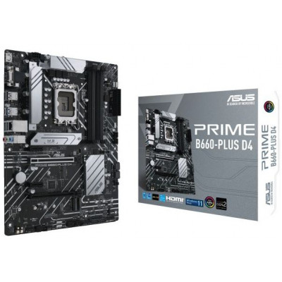 Мат. плата Asus Socket 1700 LGA "PRIME B660-PLUS D4"