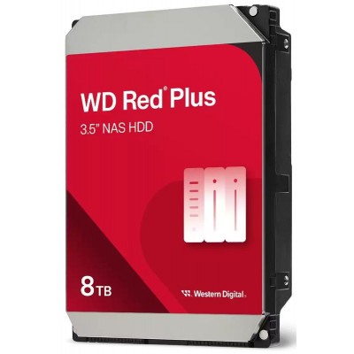 3.5'' HDD SATA 8000 Gb WD WD80EFPX RED PLUS NAS