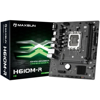 Мат. плата MAXSUN Socket 1700 LGA (MS-Challenger H610M-R V2)