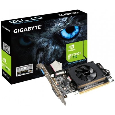 Видеокарта Gigabyte GeForce GT710 LP (GV-N710D3-2GL) 2Gb GDDR3