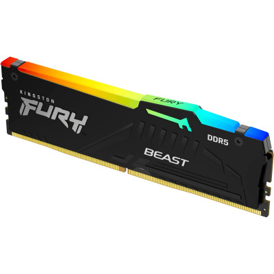 DDR-5 32768 Mb Kingston FURY Beast Black RGB KF556C40BBA-32