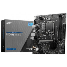 Мат. плата MSI Socket 1700 LGA "PRO H610M-E" Мат. плата MSI Socket 1700 LGA "PRO H610M-E"