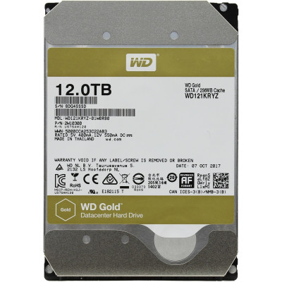 3.5'' HDD SATA 12000Gb WD Gold WD121KRYZ