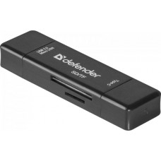 Картридер внешний Defender Multi Stick USB 2.0,TYPE A/B/C-SD/TF