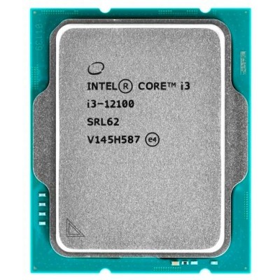 Процессор Intel Socket 1700 LGA Core i3-12100 3.3(4.3)Ghz (CM8071504651012) OEM Кулер в комплекте - НЕТ