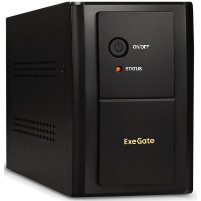ИБП Exegate UNB-1000.LED.AVR.EURO.RJ.USB 1000VA/650W Black EP212518RUS