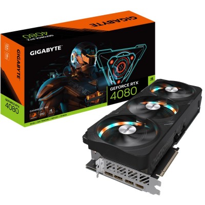 Видеокарта Gigabyte GeForce RTX4080 GAMING OC (GV-N4080GAMING OC-16GD) 16Gb GDDR6X