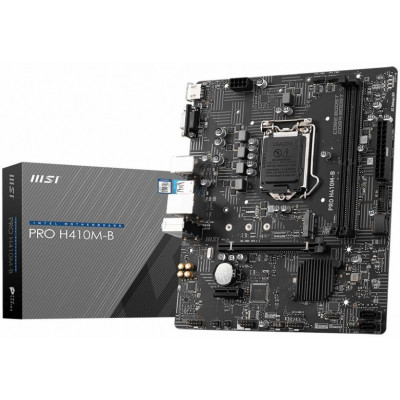 Мат. плата MSI Socket 1200 LGA "PRO H410M-B"