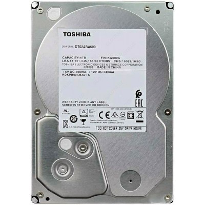3.5'' HDD SATA 6000 Gb Toshiba (DT02ABA600)