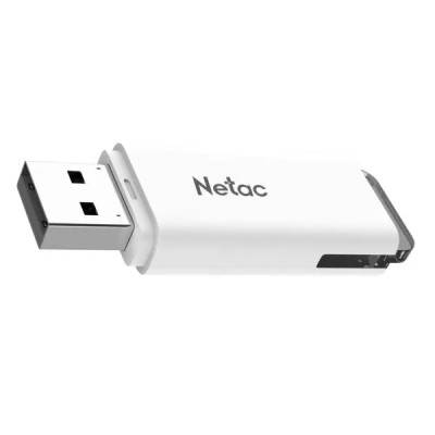 USB Flash Drive  32GB Netac U185 [NT03U185N-032G-20WH] USB 2.0 WHITE