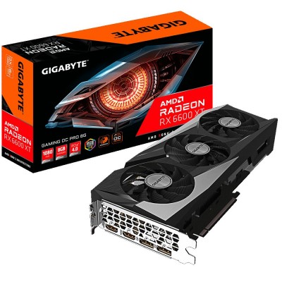 Видеокарта Gigabyte Radeon RX6600 XT GAMING OC PRO (GV-R66XTGAMINGOC PRO-8GD) 8Gb GDDR6