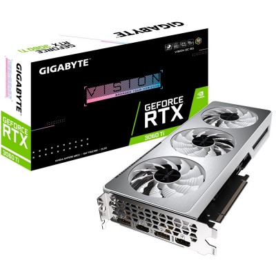 Видеокарта Gigabyte GeForce RTX3060Ti VISION OC (GV-N306TVISION OC-8GD 2.0) 8Gb GDDR6 2.0 (LHR)