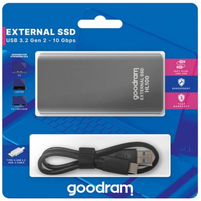 Внешний SSD 512Gb Goodram SSDPR-HL100-512 USB 3.2 Type-C