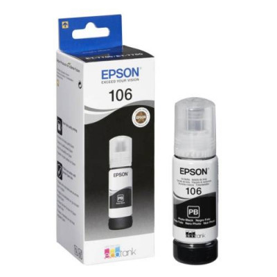Ёмкость с чернилами Epson 106 черные водорастворимые