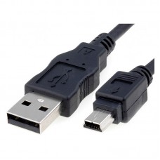 Кабель USB A-->mini B 15см
