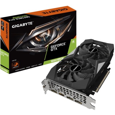 Видеокарта Gigabyte GeForce GTX1660 SUPER (GV-N166SD6-6GD) 6Gb GDDR6
