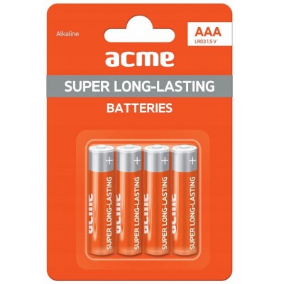 Батарейки Acme Batteries AAA Alkaline LR03 (4шт.)