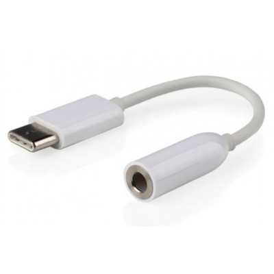 Переходник Gembird USB type-C to 3.5mm jack (F) (CCA-UC3.5F-01-W) белый