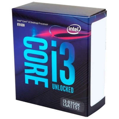 Процессор Intel Socket 1151 LGA Core i3-8350K 4Ghz Coffee Lake без кулера BX80684I38350K Box
