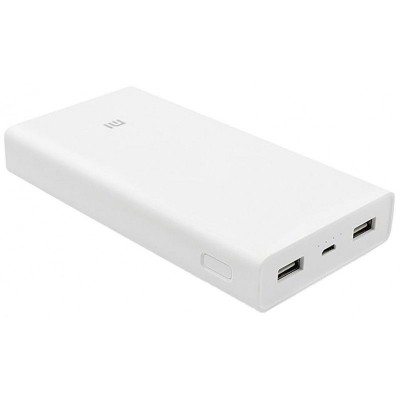 Зарядное устройство Xiaomi Mi Power Bank 2C 20000mAh White (портативная переносная батарея)