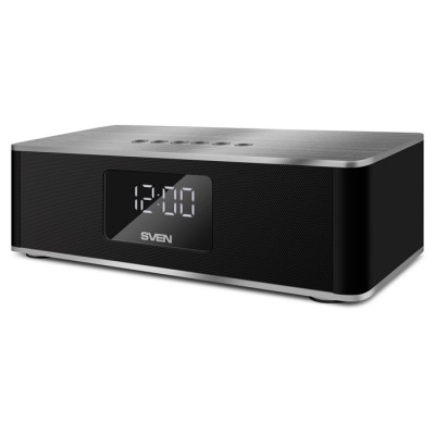 Колонка Sven PS-190 / 2x5W / microSD +USB +FM +Bluetooth +clock +alarm