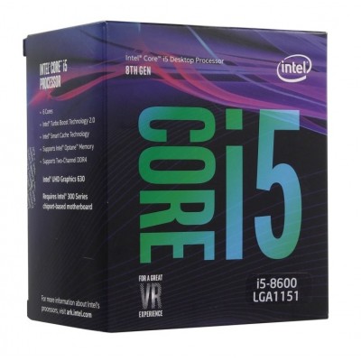 Процессор Intel Socket 1151 LGA Core i5-8600 3.6 Ghz (BX80684I58600)
