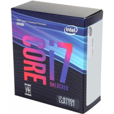 Процессор Intel Socket 1151 LGA Core i7-8700K 3.7 Ghz (BX80684I78700K) без кулера