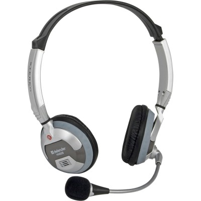 Наушники + микрофон Defender Phoenix 928,серый,3 м
