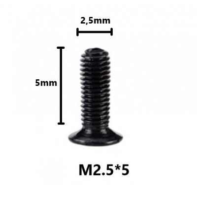 Болт M2.5 x 5.0 мм (10 шт) 