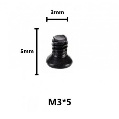 Болт M3 x 5.0 мм (10 шт) 