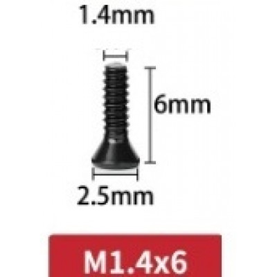 Болт M1.4 x 6.0 мм (10 шт) 