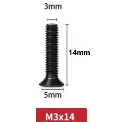 Болт M3 x 14.0 мм (10 шт) 