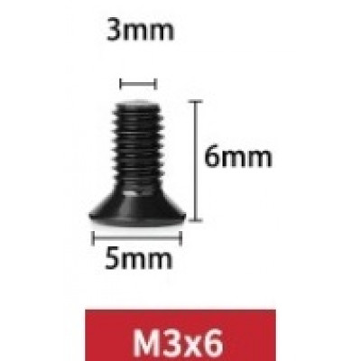 Болт M3 x 6.0 мм (10 шт)