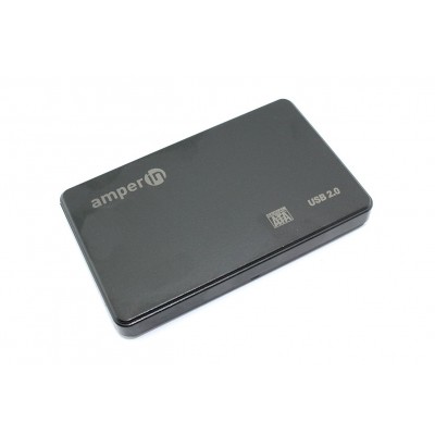 Внешний корпус 2,5" для HDD SATA , USB 2.0, пластиковый, черный