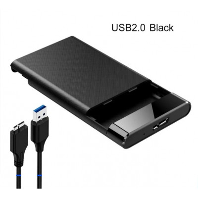 Внешний корпус 2,5" для HDD SATA R5-07 USB 2.0 черный