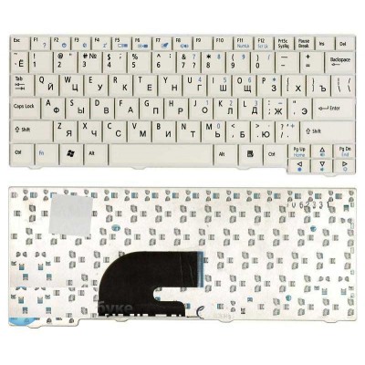 Клавиатура для Acer Aspire One A110 A150 D150 D250 ZG5 ZG8 белая